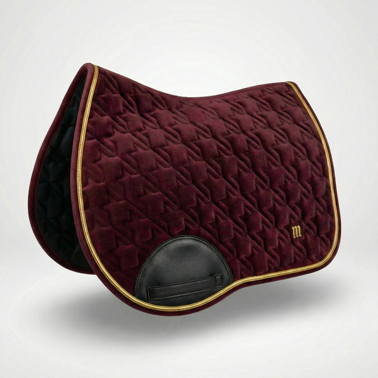 Jump Saddle Pad Heritage Bordeaux